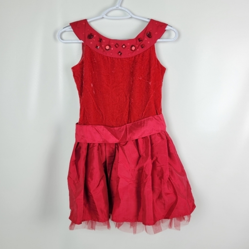 American Girl Joyful Jewels Red Holiday Christmas Dress for Girls Size 10 NWOT